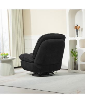 Recliner with 360 Swivel & Chenille Upholstery