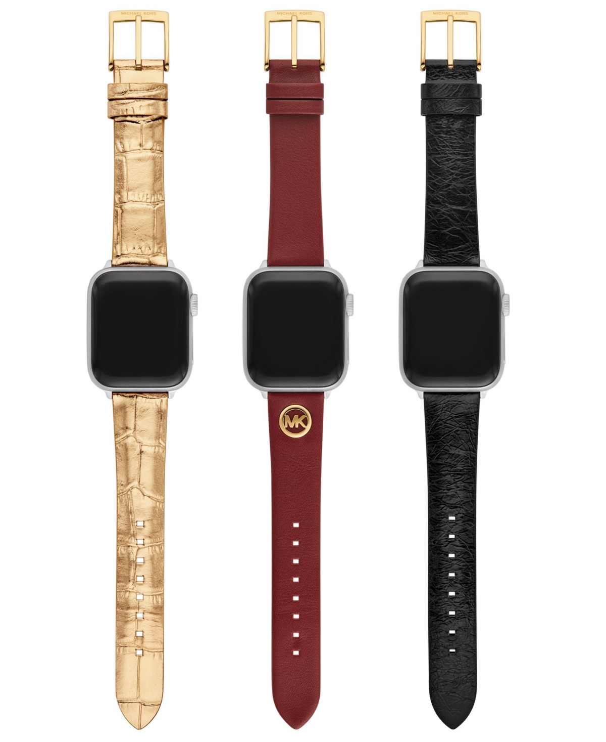 Michael Kors Multicolor Strap For Apple Watch Gift Set 38-45mm In Multicolor