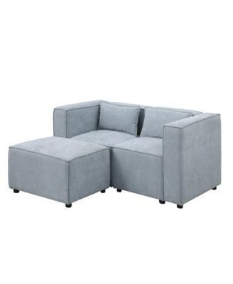 Ultra-Cozy Chenille Sofa: Customizable Comfort, Sleeper Bed, and Ottoman