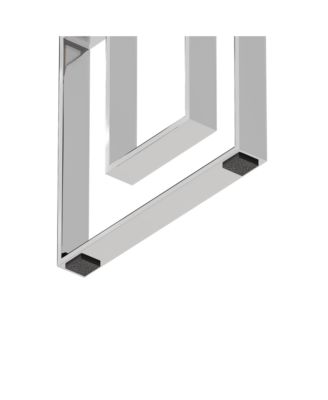 Stainless Steel Glass Console Table