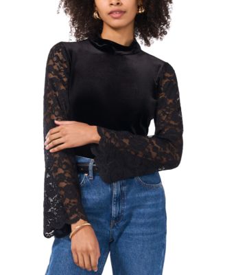 Vince camuto lace top sales