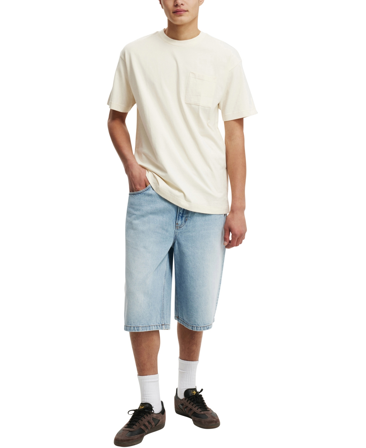 Cotton On Men's Box Fit Pocket T-Shirt