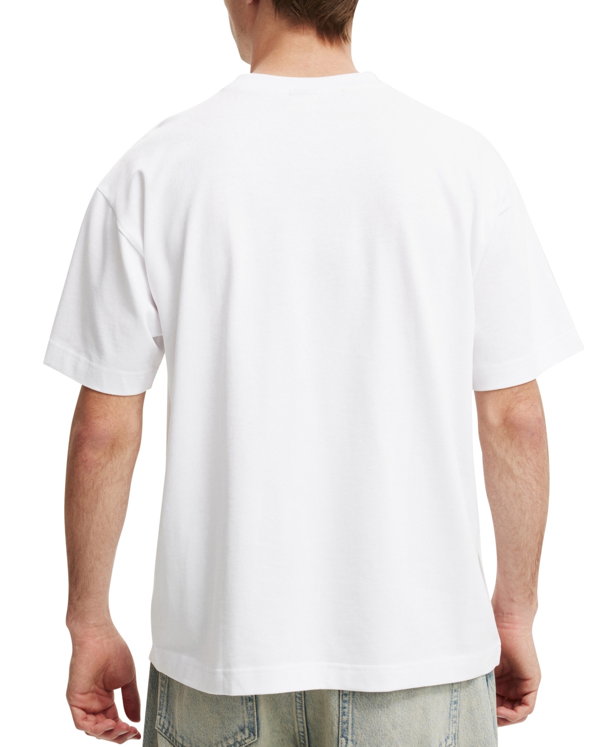 Cotton On Men's Box Fit College T-Shirt -New York 23 Navy