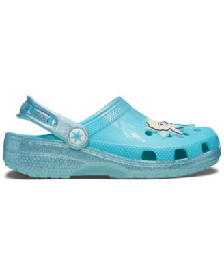 x Frozen Little Girls Elsa Classic Clogs from Finish Line