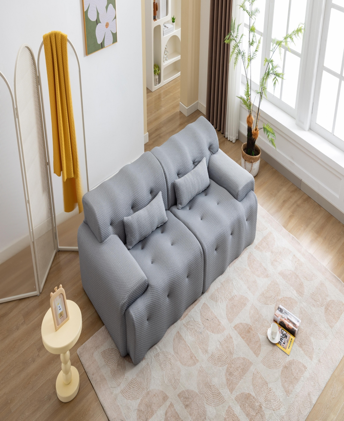 Streamdale Furniture Large Size 2 Seater Sofa, Pure Foam Comfy Sofa Couch, Modern Lounge Sofa for Living Room, Apartment