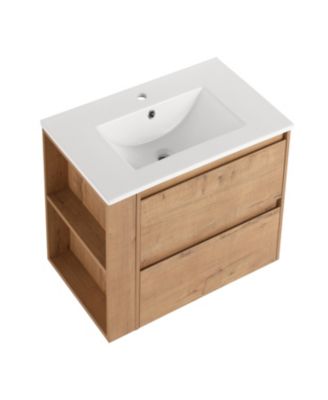 30" Vanity with Ceramic Sink, Soft-Close Drawers