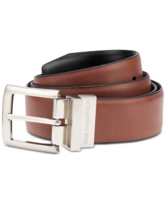 Karl Lagerfeld - Men's Reversible Leather Belt