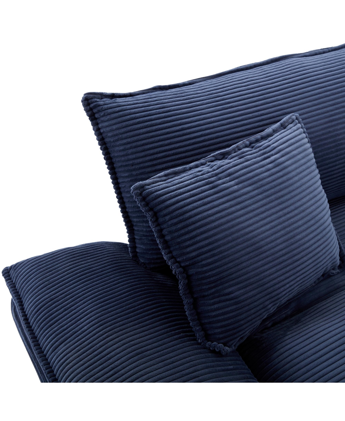 Streamdale Furniture Corduroy Sofa Sleeper Couch Loveseat Sofa with Pillows Comfy Upholstered Deep Seat Sofa for Bedroom, Living Room, Apartment, Offi