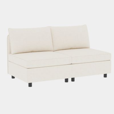 Convertible Sectional Sofa w/ Storage (2PCS)