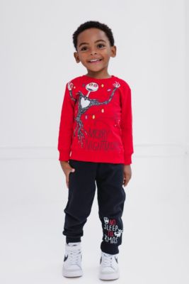 Toddler Boys Disney Winnie the Pooh Mickey Mouse Toy Story Fleece Sweatshirt and Jogger Pants Outfit Set