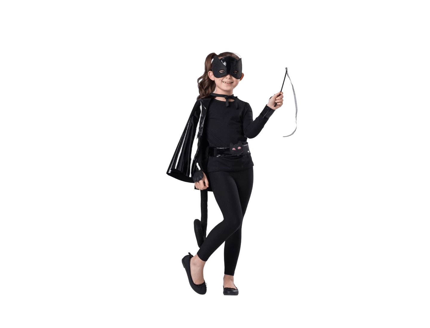 Dress Up America Black Cat Girl Costume Set - Kids Girls — фото 1