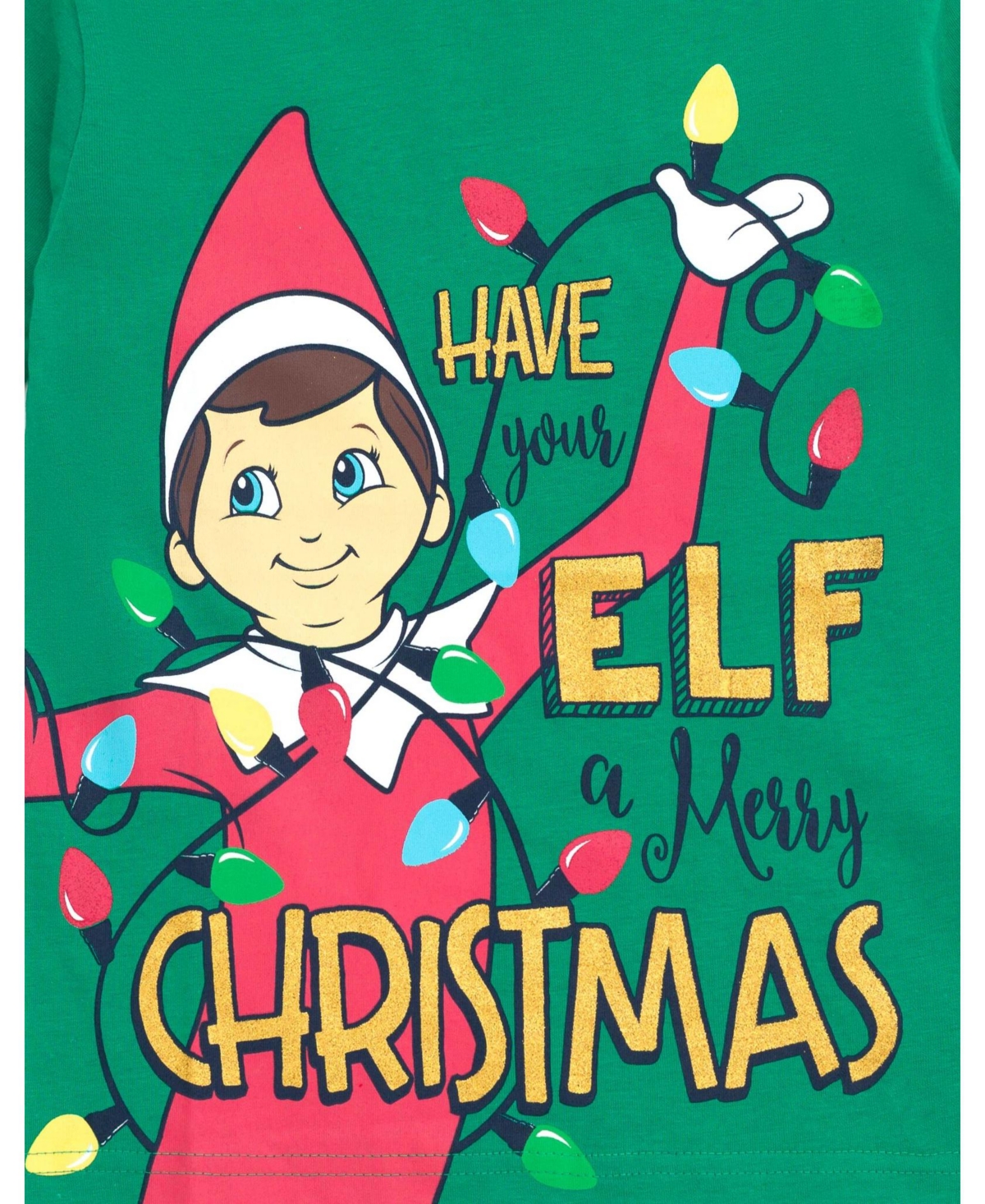 Elf on the shelf Toddler Boys The Christmas 2 Pack T-Shirts to -/ green
