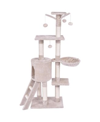 56 Inch Condo Scratching Posts Ladder Cat Play Tree
