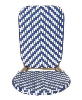 Streamdale Navy & White 3-Piece Bistro Set