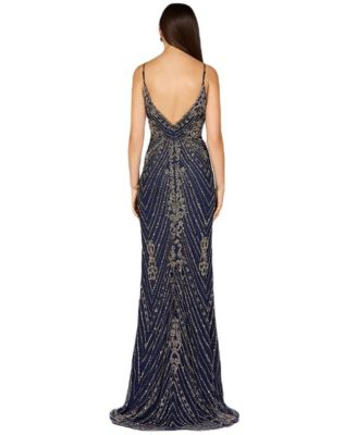 Women's Spaghetti Strap Beaded Dress