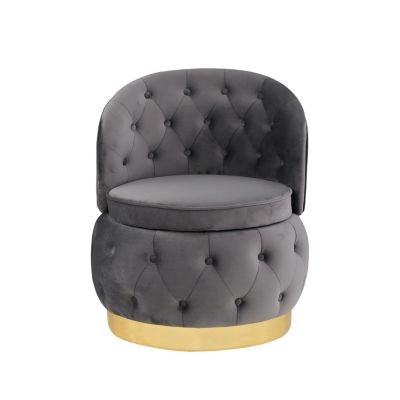 360 Degree Swivel Cuddle Barrel Accent Storage Chairs
