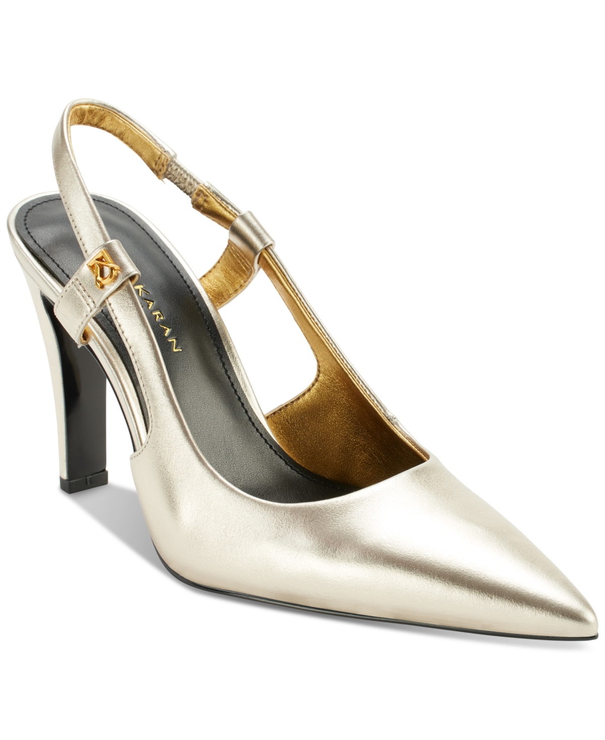 Donna Karan Women's Donna Slingback Pumps In White Gold