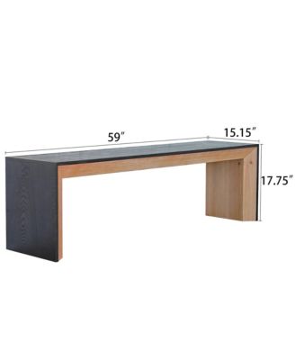 Multicolored Dining Bench