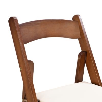  set of 4 Space-Saving Folding Upholstered Chair