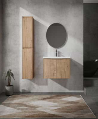 Streamdale Wall-Mounted Bathroom Vanity with Sink and Storage