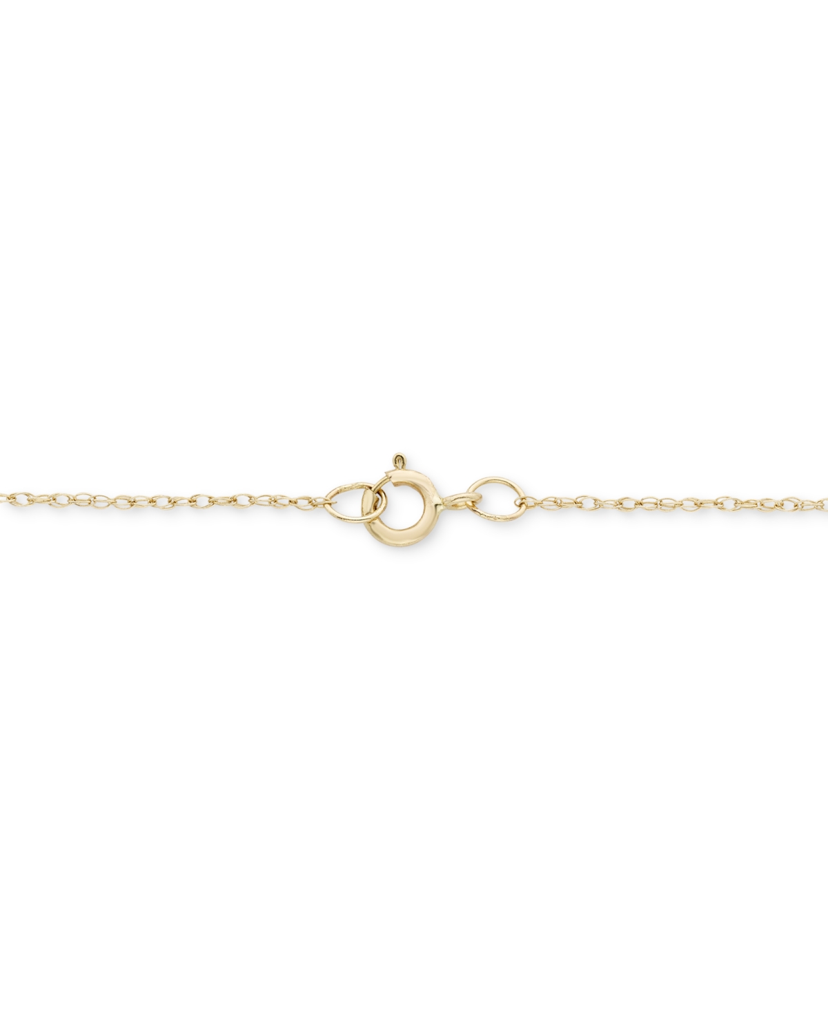 MACY'S DIAMOND OPEN GRADUATED HEART 18" PENDANT NECKLACE (1/4 CT. T.W.) IN 14K GOLD 