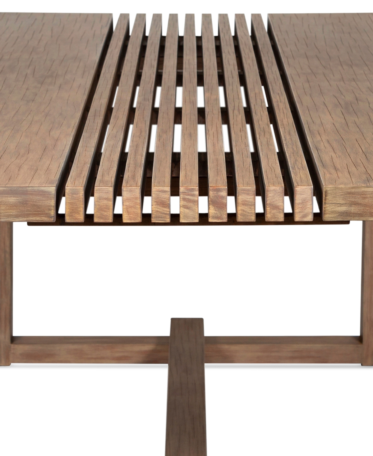 Macy's Vivid Outdoor Dining Table In Light Brown