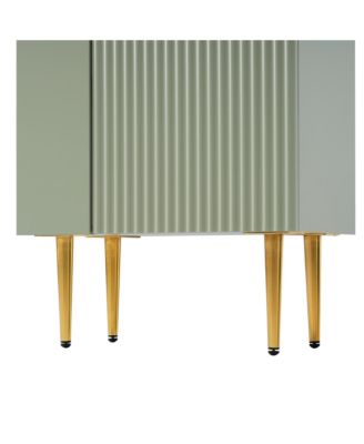 21.6" MDF & Ceramic Soft-Close Door & Side Storage Vanity Cabinet