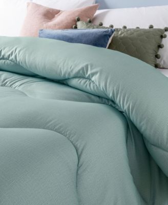 Coverless Linen Comforter, Twin