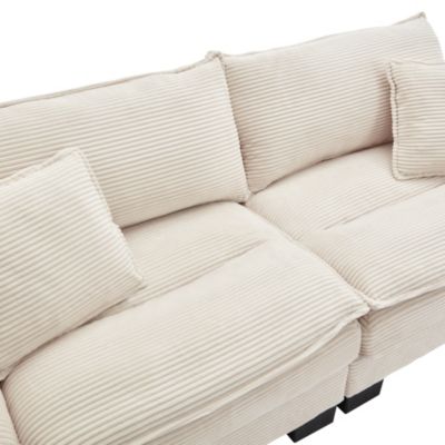 Corduroy Sofa Sleeper Comfy Loveseat Couch