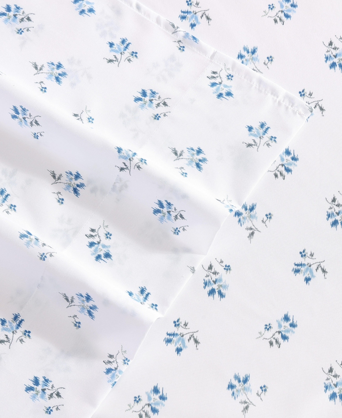 Wrangler Closeout!  Microfiber 4-pc. Sheet Set, Queen In Sketchy Ditsy Soft Blue