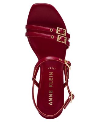 Women's Mackenzie Strappy Buckle Block Heel Dress Sandals