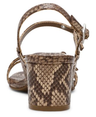 Women's Mackenzie Strappy Buckle Block Heel Dress Sandals