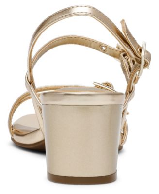 Women's Mackenzie Strappy Buckle Block Heel Dress Sandals