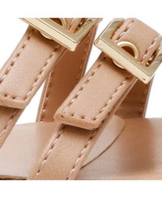 Women's Mackenzie Strappy Buckle Block Heel Dress Sandals
