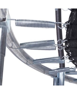 15ft Trampoline 7 Legs/ 7 Poles with Breakaway Basketball Hoop, ASTM Compliant, up to 800 lbs. Static User weight