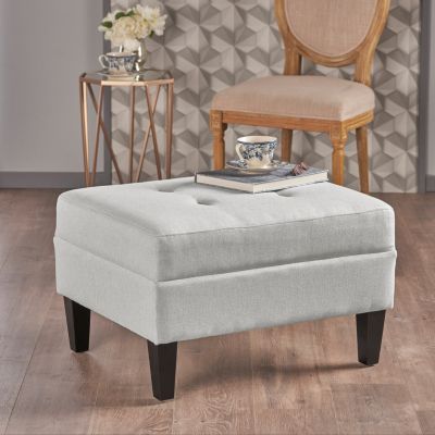 Plush Ottoman with Birch Legs: Comfort, Style, and Durability