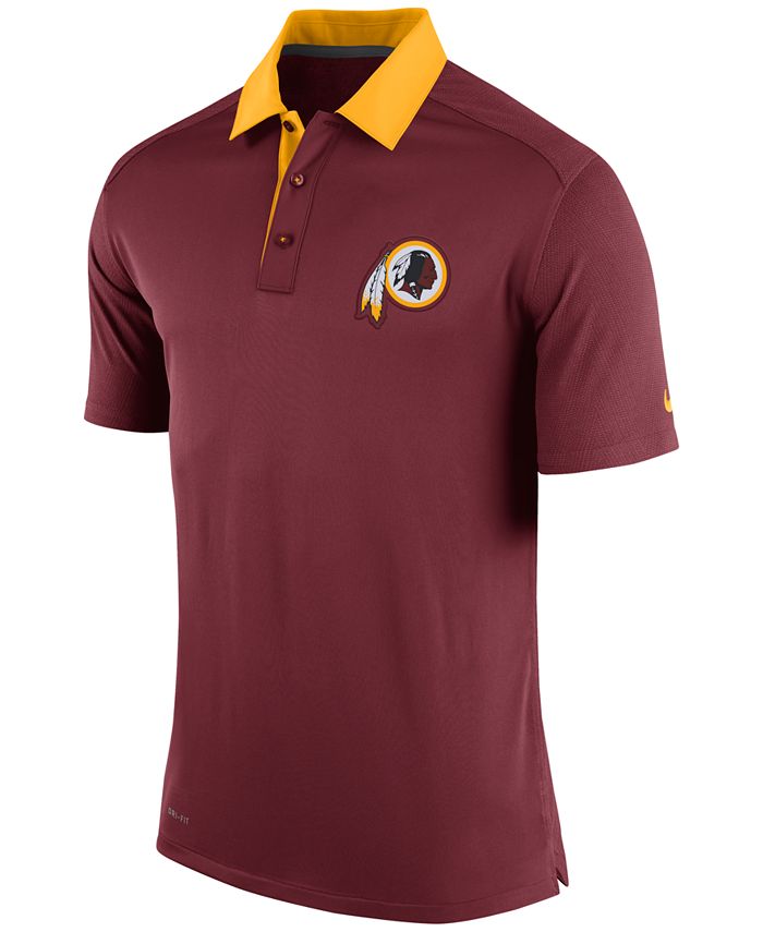 Nike Men's Washington Redskins Elite Coaches Polo - Macy's