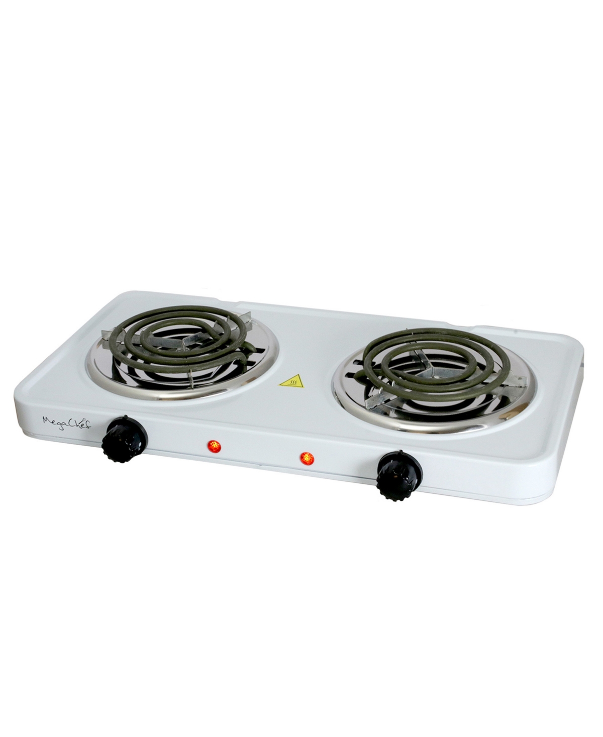 Megachef 1700 Watts Dual Induction Cooktop In White