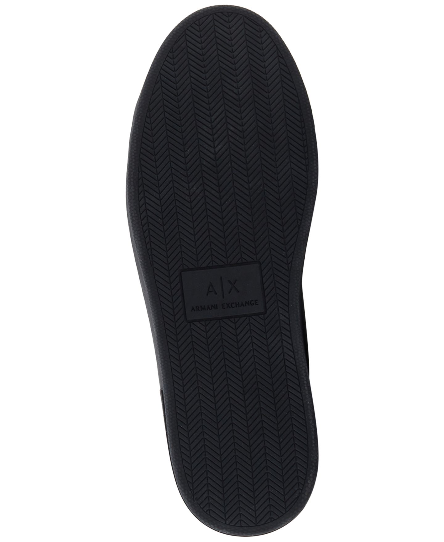 Мужские кроссовки A|X Armani Exchange London Lace-Up Leather, цвет: Чёрный — фото 6