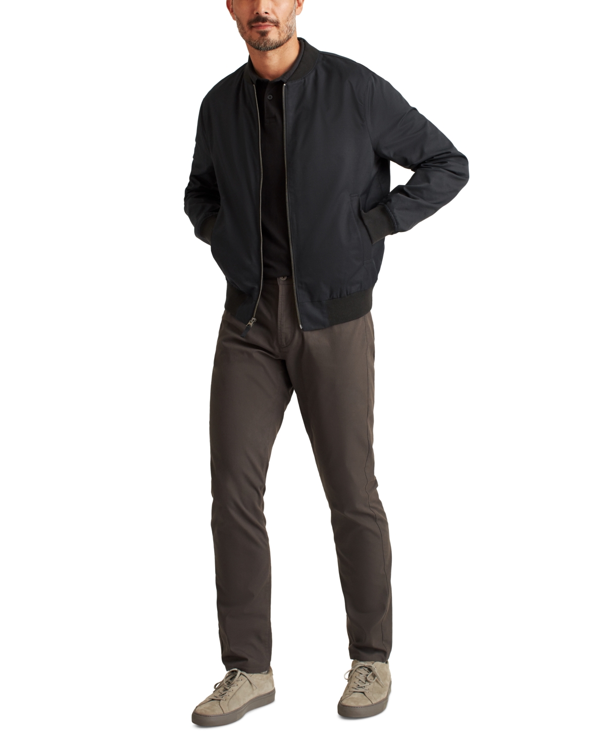 Bonobos Men's Boulevard Full-Zip Bomber Jacket