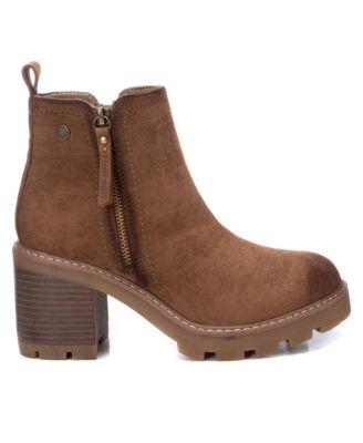 Women's Suede Ankle Booties Refresh Collection By XTI