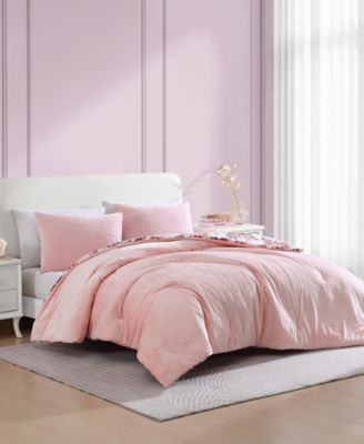 Solid Velvet 3-Pc. Comforter Set, King