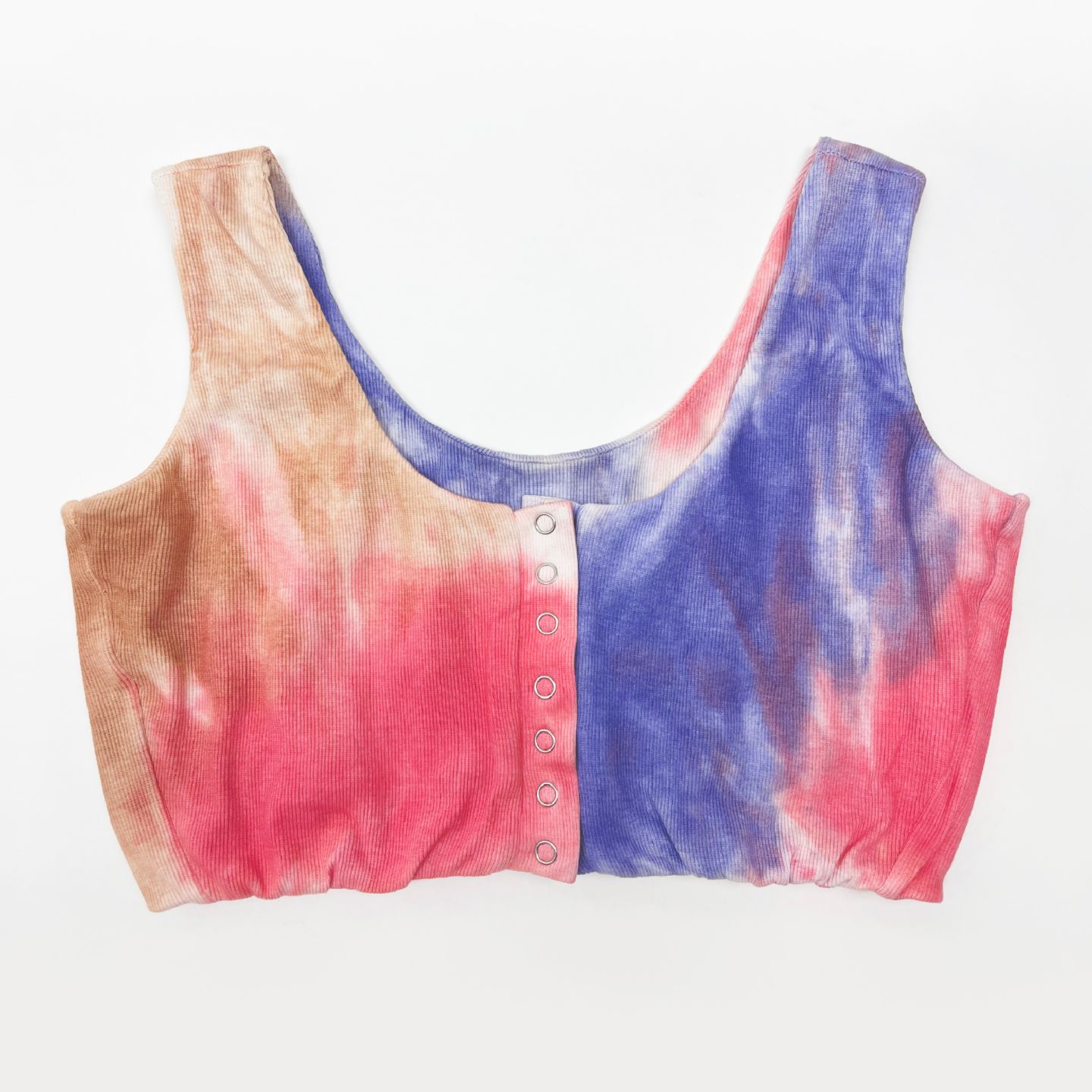 Женский топ SPARKIES Tie-Dyed Quinn with Front Opening — фото 3
