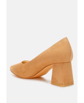 Malai Block Heel Pumps