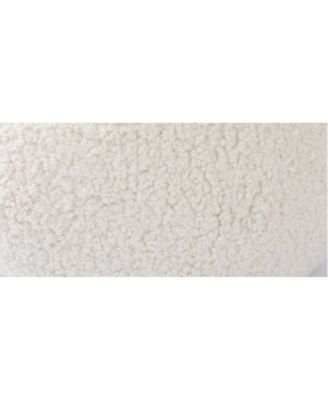 WKJ1Y White snowman stool, Greig plush cushion, playful and cute, suitable for any spacehite