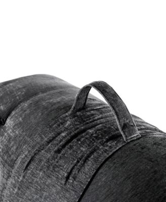 Edelia Poly Chenille Lounge Floor Pillow, 27 "x 74"