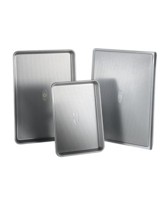 USA Pan Non-Stick Aluminum 3-Piece Bakeware Set - Macy's