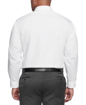 Men's Big & Tall Classic/Regular Fit Wrinkle Free Poplin Solid Dress Shirt