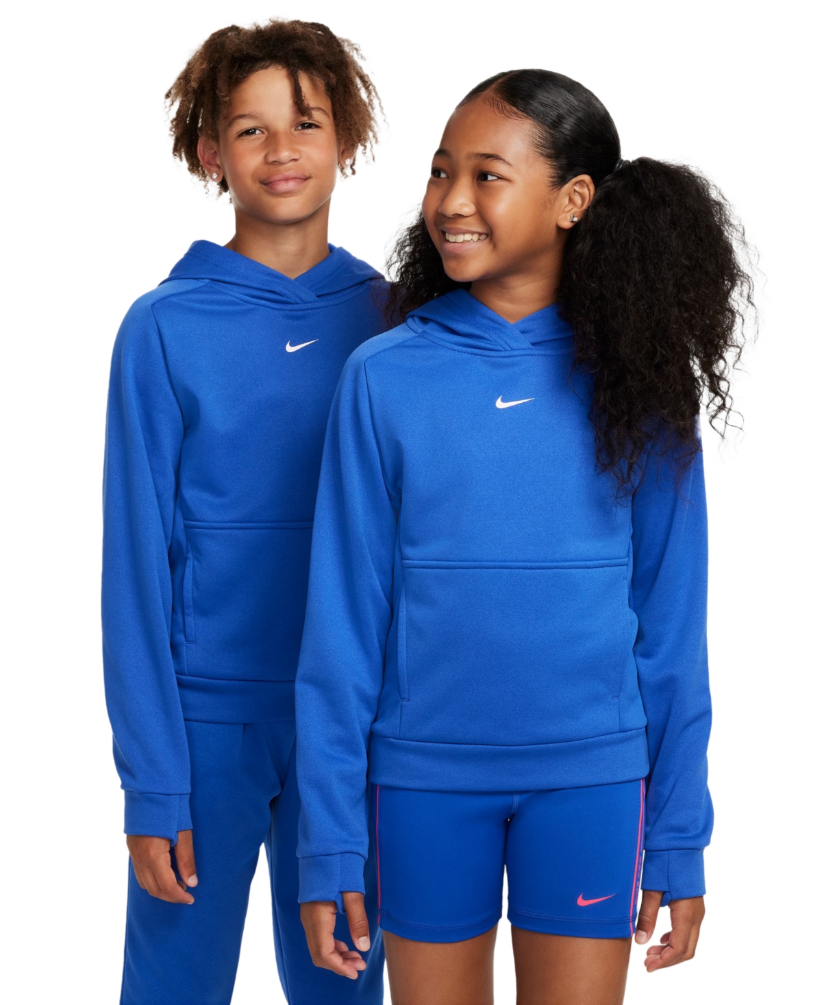 Nike Big Kids Multi Stain Repel Therma-fit Hoodie -white
