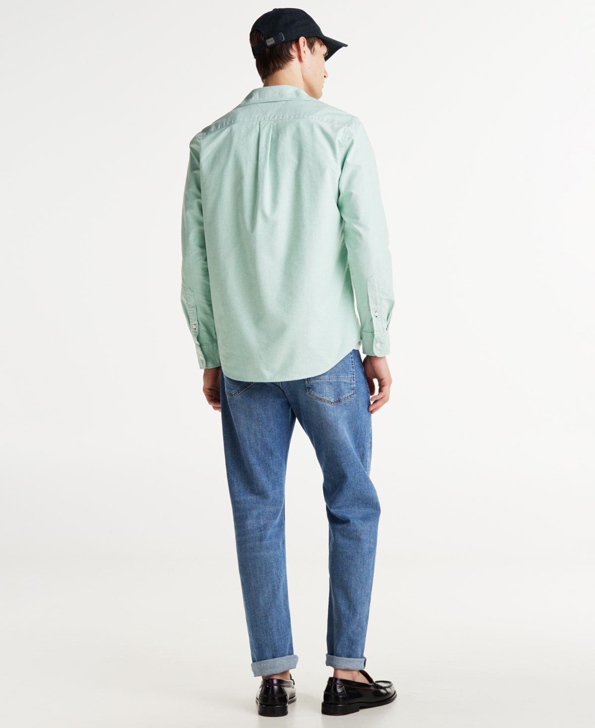 Tommy Hilfiger Men's Regular-fit Heritage Oxford Shirt In Nouveau Green